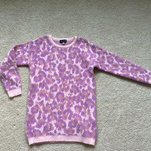 Girls sweater/ sweater dress   Pink/purple Size 6